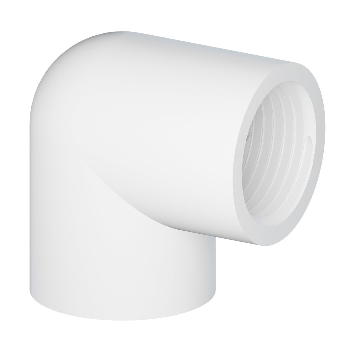 NIBCO 55297 3/4 in. PVC 90 Degree Elbow, Slip x FIP, Schedule 40