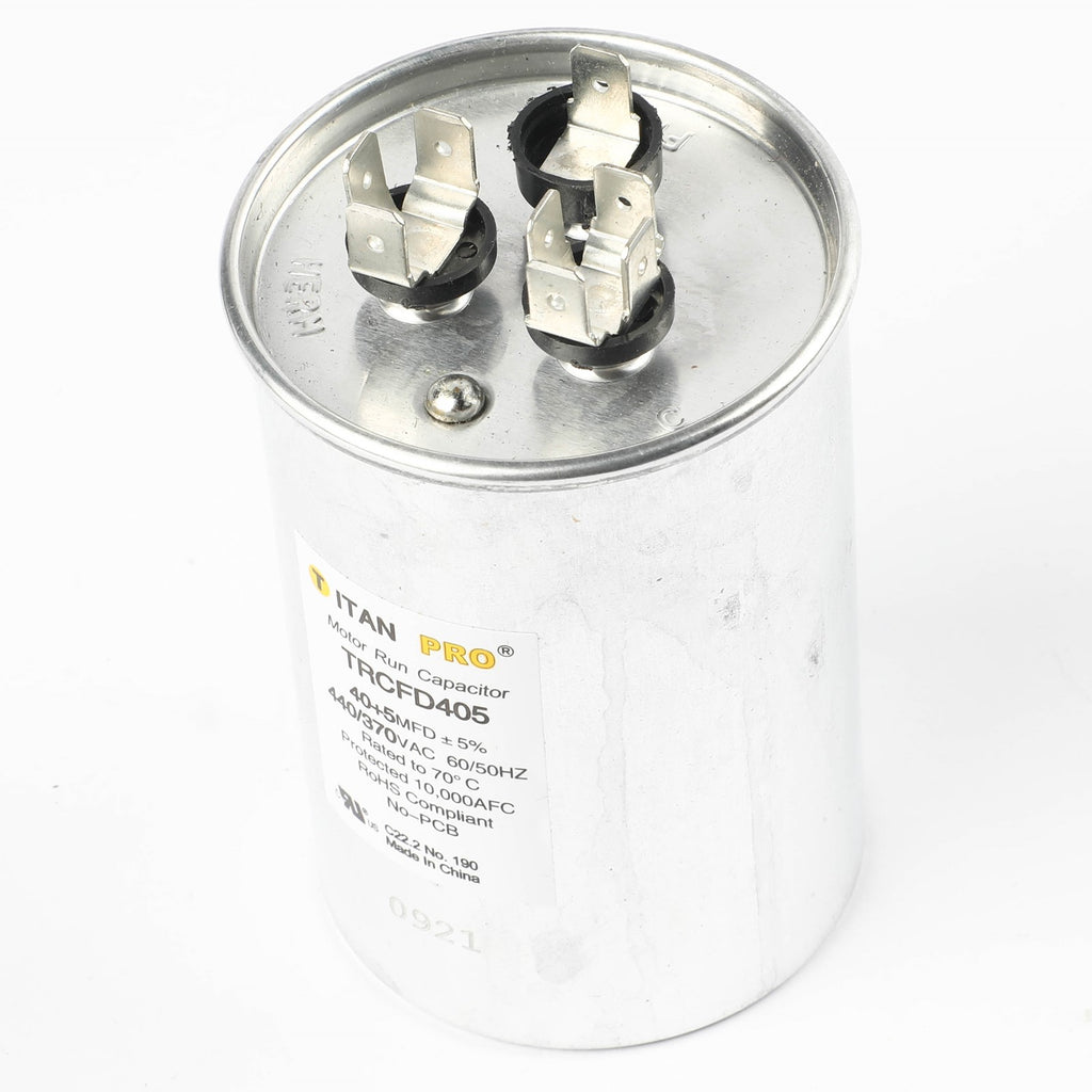 Diversitech TRCFD405 40+5 MFD 440/370V Round Dual Run Capacitor