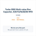 RectorSeal 12300 Turbo 200X Multi-Value Run Capacitor, 5/5/7.5/10/20/50 MFD - genuine OEM appliance part, photo coming soon