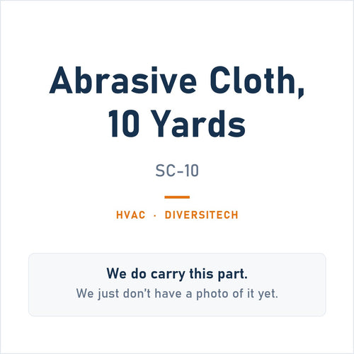 Diversitech SC-10 Abrasive Cloth, 10 Yards - genuine OEM appliance part, photo coming soon
