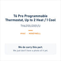Honeywell TH6210U2001/U T6 Pro Programmable Thermostat, up to 2 Heat / 1 Cool - genuine OEM appliance part, photo coming soon
