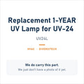 Diversitech UV24L Replacement 1-Year UV Lamp for UV-24 - genuine OEM appliance part, photo coming soon